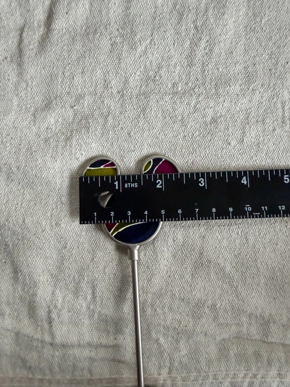 Disney Parks Mickey Mouse Stained Glass Photo Memo Holder Clip VTG Desk Decor